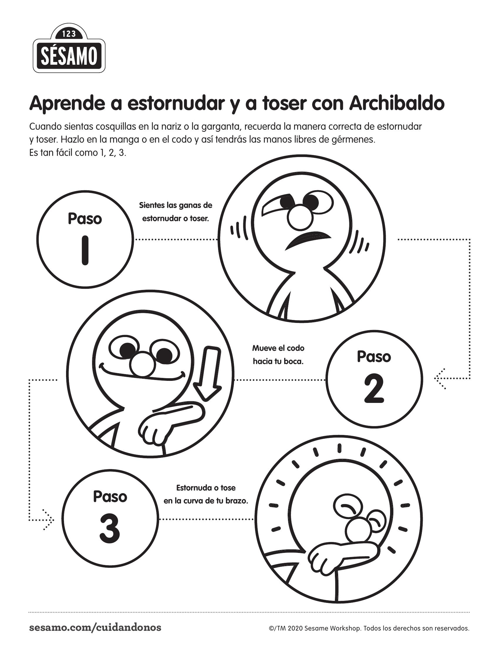 Aprende a Estornudar y a Toser con Archibaldo