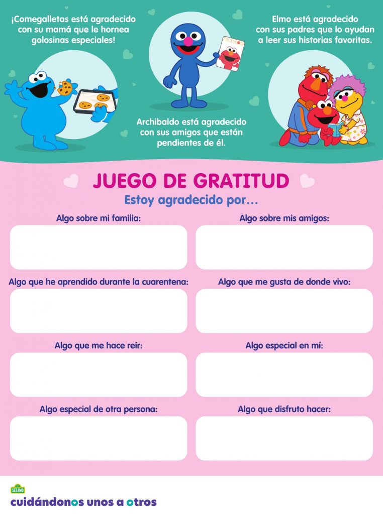 Juego de Gratitud