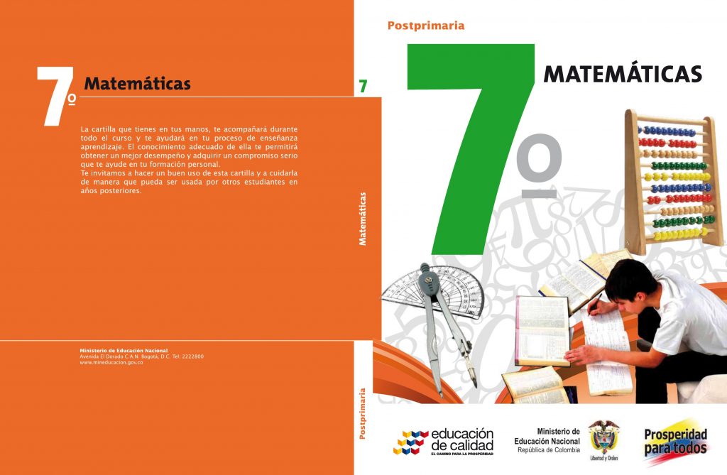 Matemáticas Séptimo Secundaria