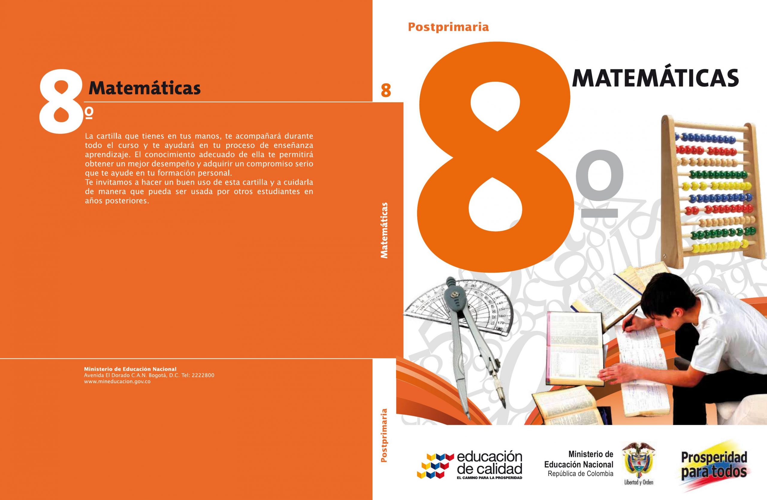 Matemáticas Octavo Secundaria