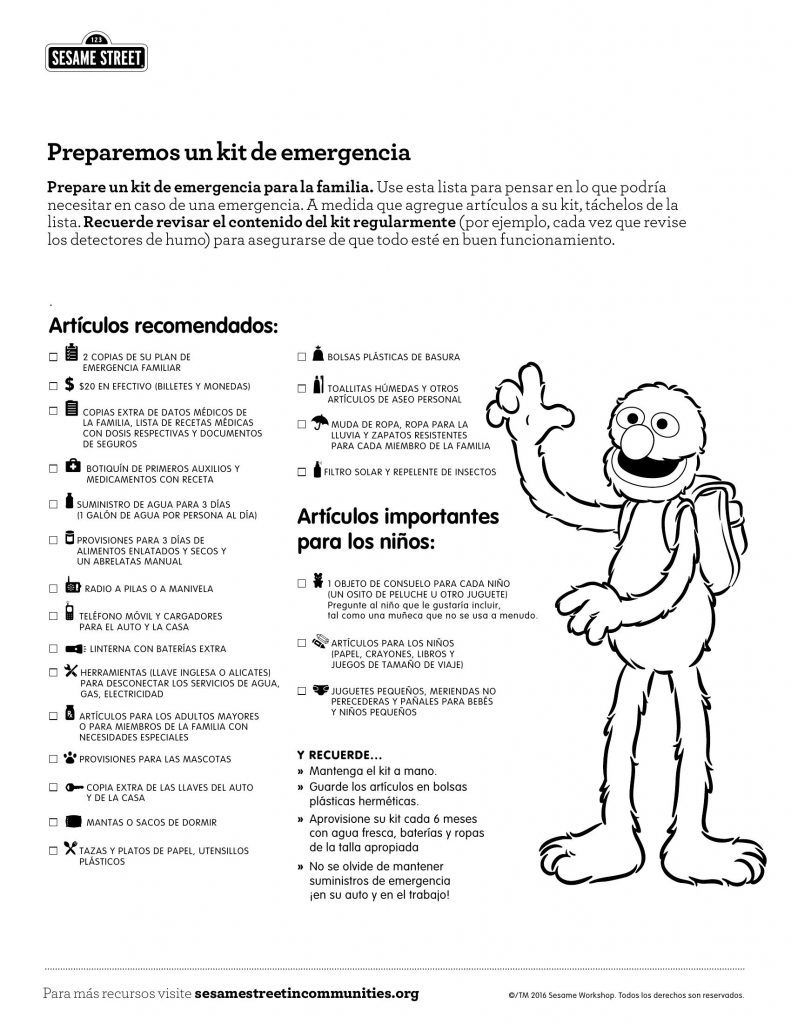 Preparemos un kit de emergencia